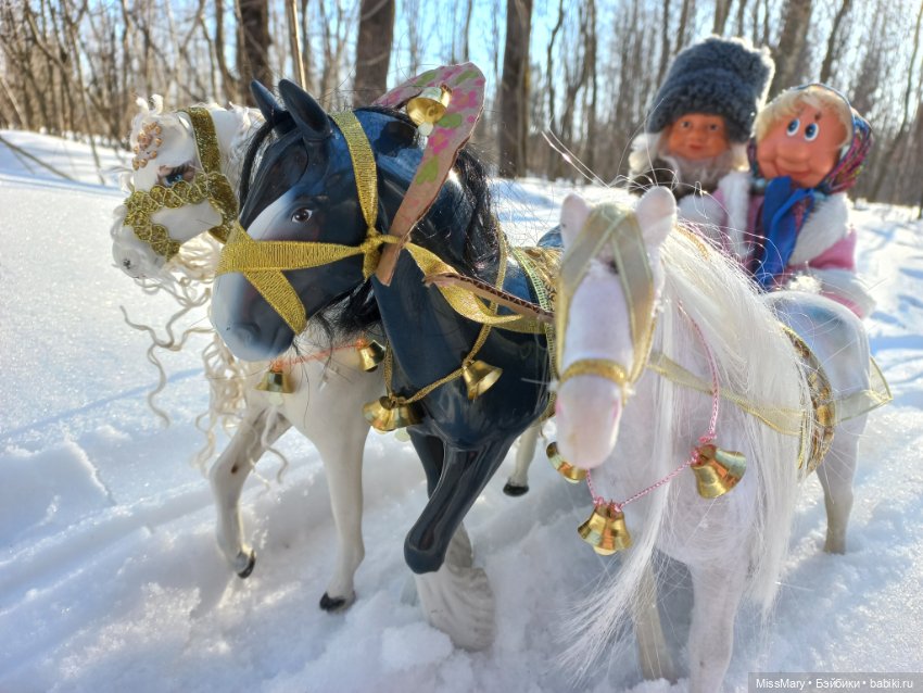 "Веселые картинки". Зима — Винтажные куклы ГДР (Немки): Бигги