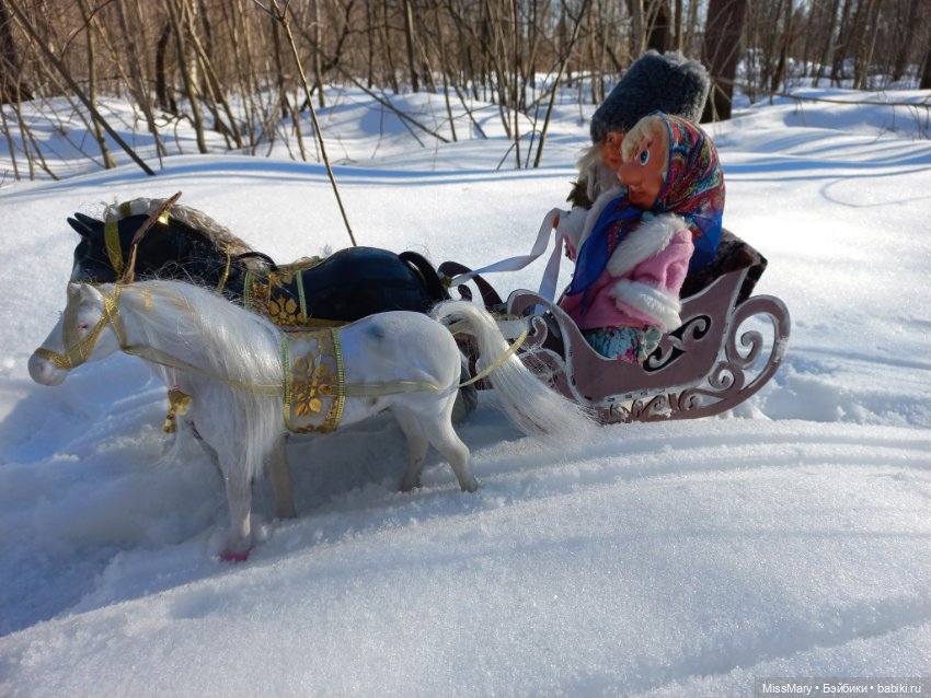 "Веселые картинки". Зима — Винтажные куклы ГДР (Немки): Бигги