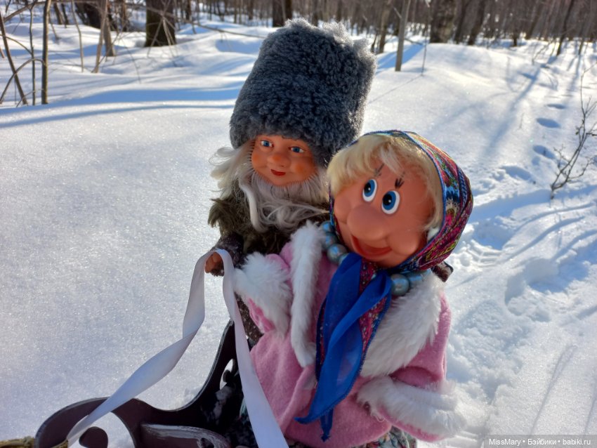 "Веселые картинки". Зима — Винтажные куклы ГДР (Немки): Бигги