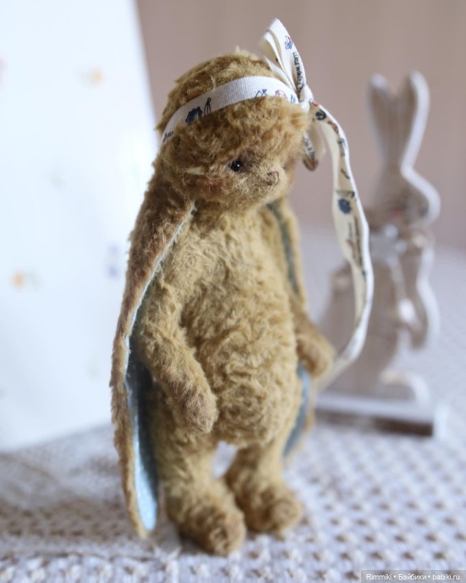 Зайка «Зои» — Авторские мишки Тедди и друзья: фото (фото 2)