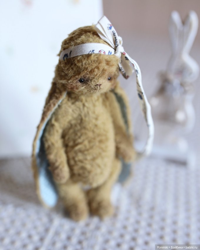 Зайка «Зои» — Авторские мишки Тедди и друзья: фото (фото 3)