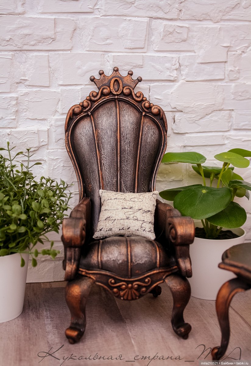 Из "фикса" в князи. Апгрейд кукольной мебели (фото 6)