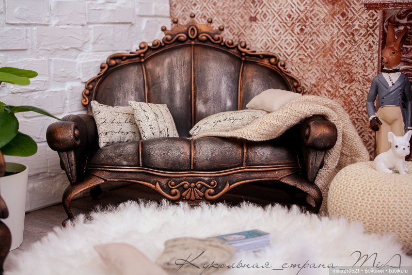 Из "фикса" в князи. Апгрейд кукольной мебели (фото 9)