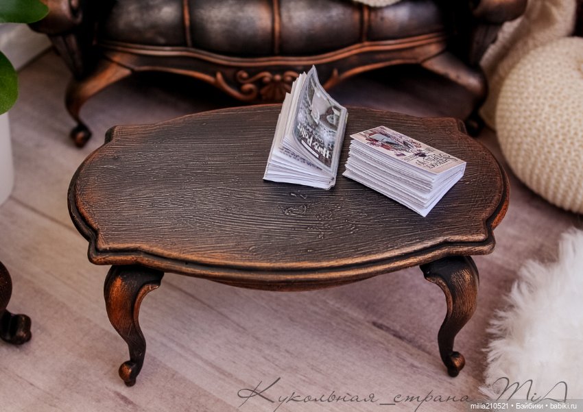 Из "фикса" в князи. Апгрейд кукольной мебели (фото 10)