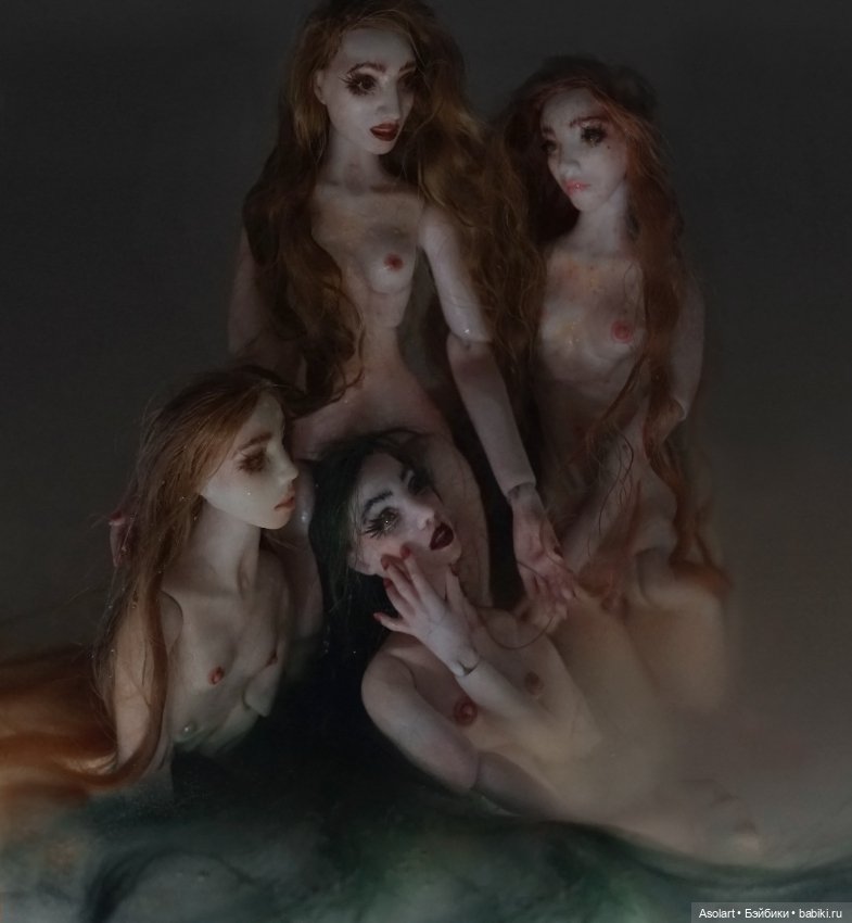 Фотосессии — Авторские шарнирные куклы своими руками: лепка