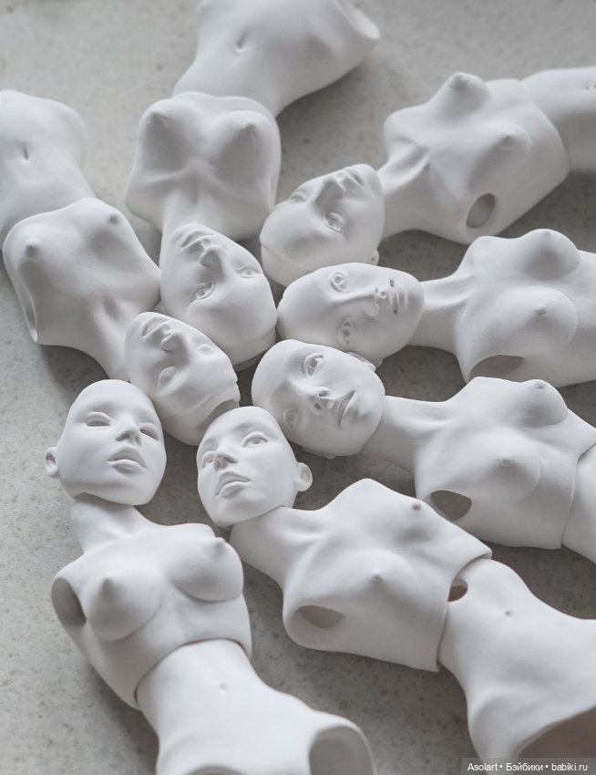 Фотосессии — Авторские шарнирные куклы своими руками: лепка (фото 3)