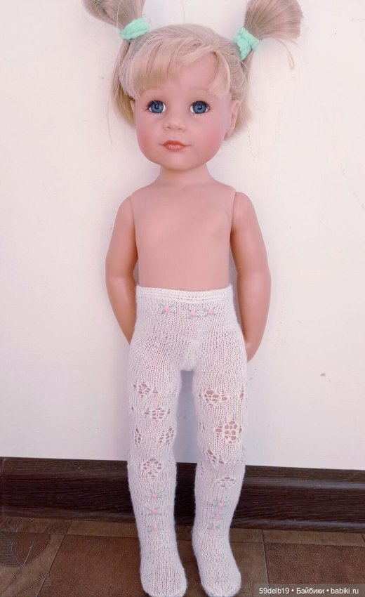 Ажурные колготочки для кукол ГОТЦ (фото 2)