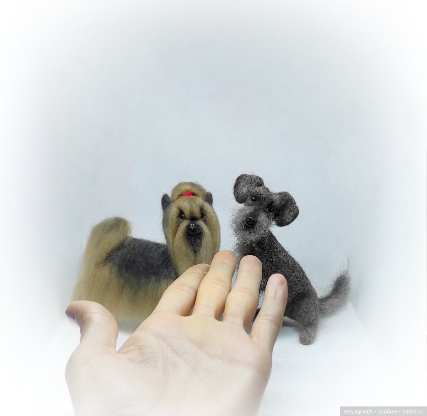 Йоркширский терьер — Валяные игрушки из шерсти: сухое валяние (фото 5)