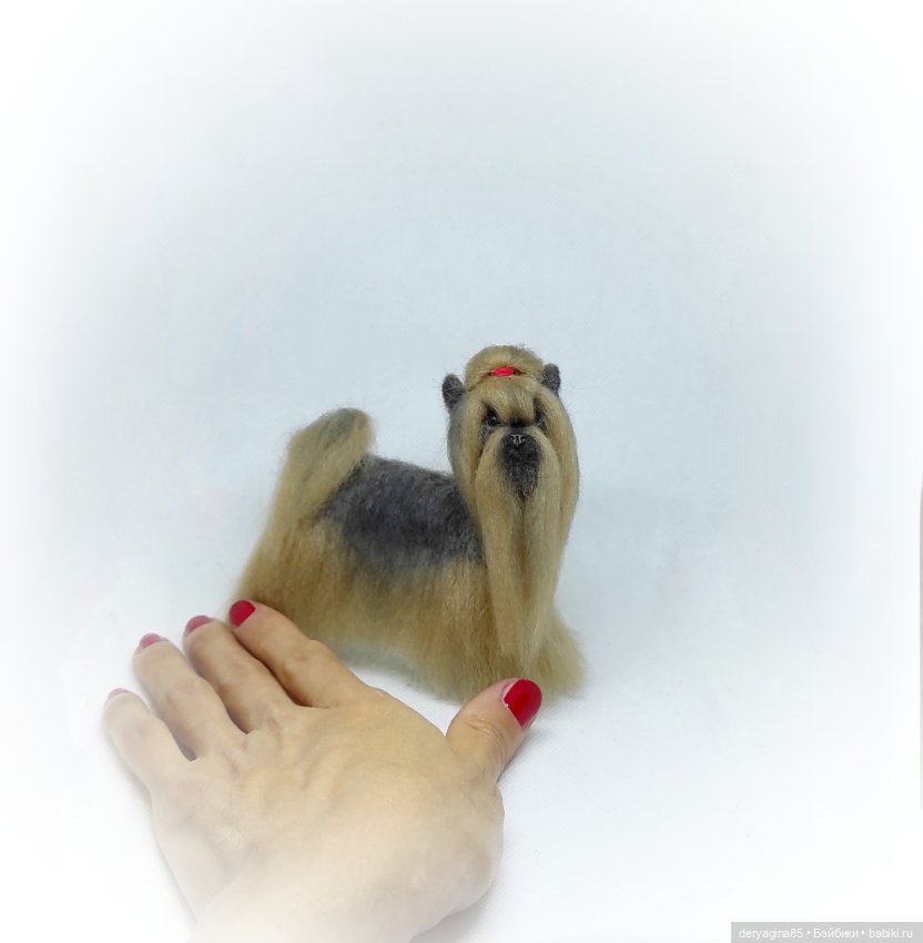 Йоркширский терьер — Валяные игрушки из шерсти: сухое валяние (фото 2)