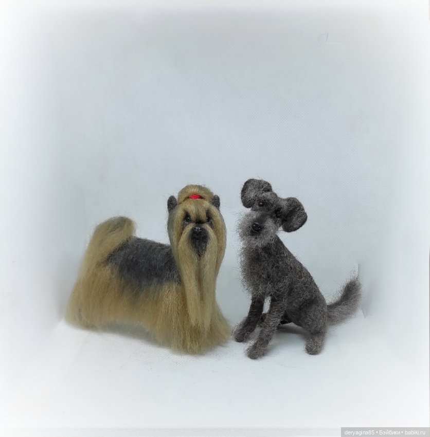 Йоркширский терьер — Валяные игрушки из шерсти: сухое валяние (фото 9)