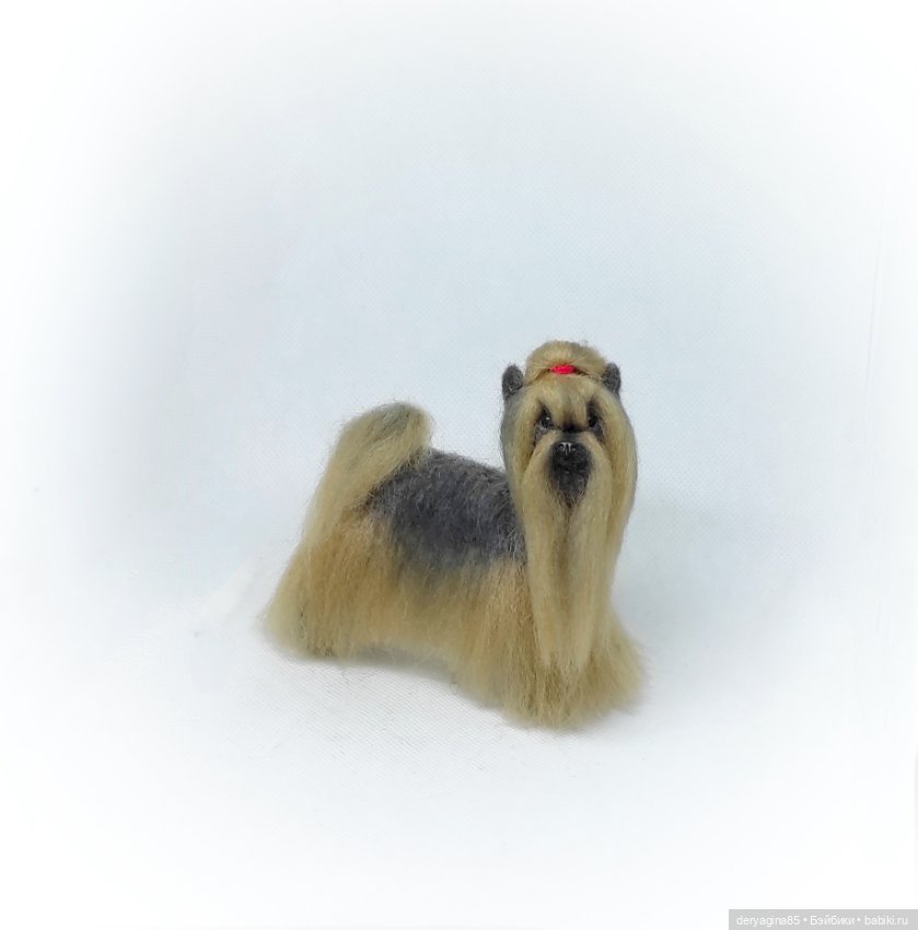 Йоркширский терьер — Валяные игрушки из шерсти: сухое валяние (фото 7)