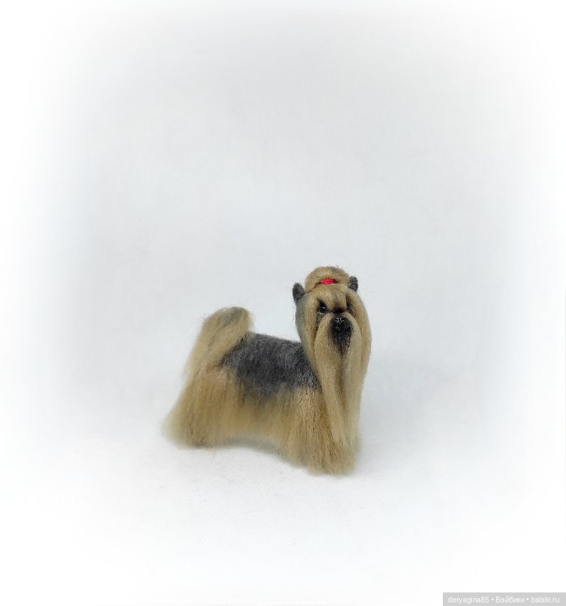 Йоркширский терьер — Валяные игрушки из шерсти: сухое валяние