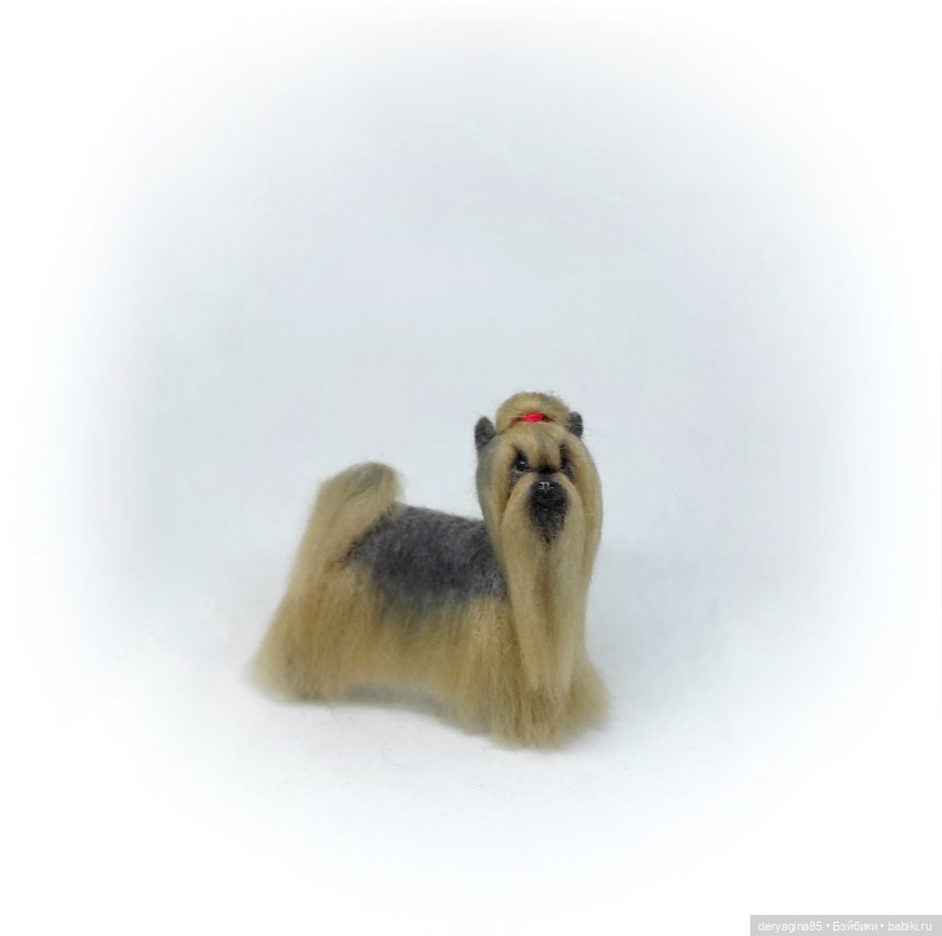 Йоркширский терьер — Валяные игрушки из шерсти: сухое валяние (фото 10)