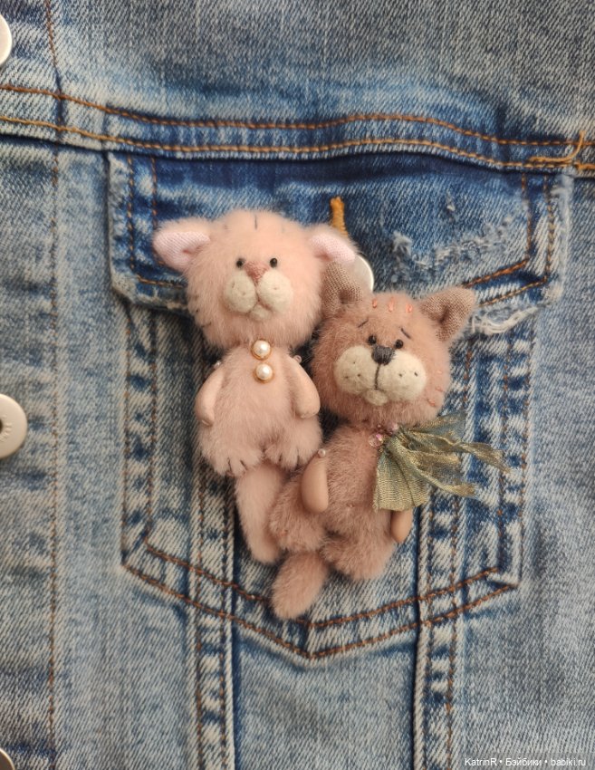 Носите ли вы броши — Авторские мишки Тедди и друзья: фото