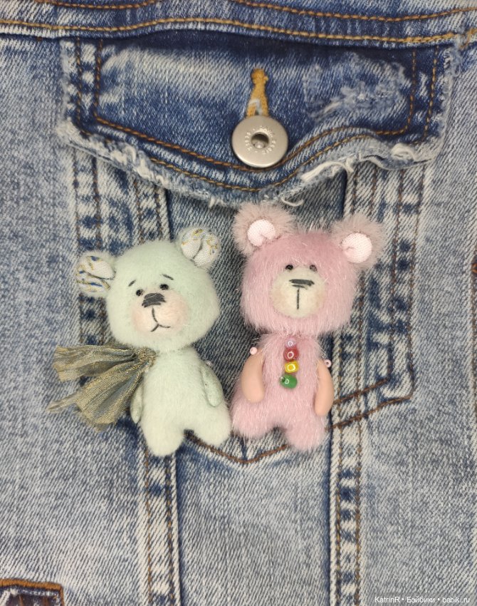 Носите ли вы броши — Авторские мишки Тедди и друзья: фото