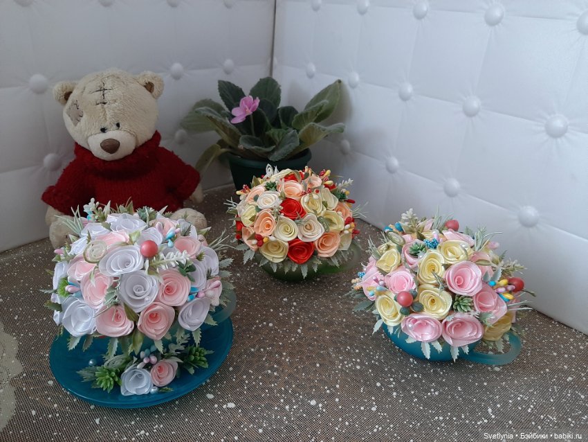 Ах, эти розы — Авторские игрушки из разных материалов: синельная проволока