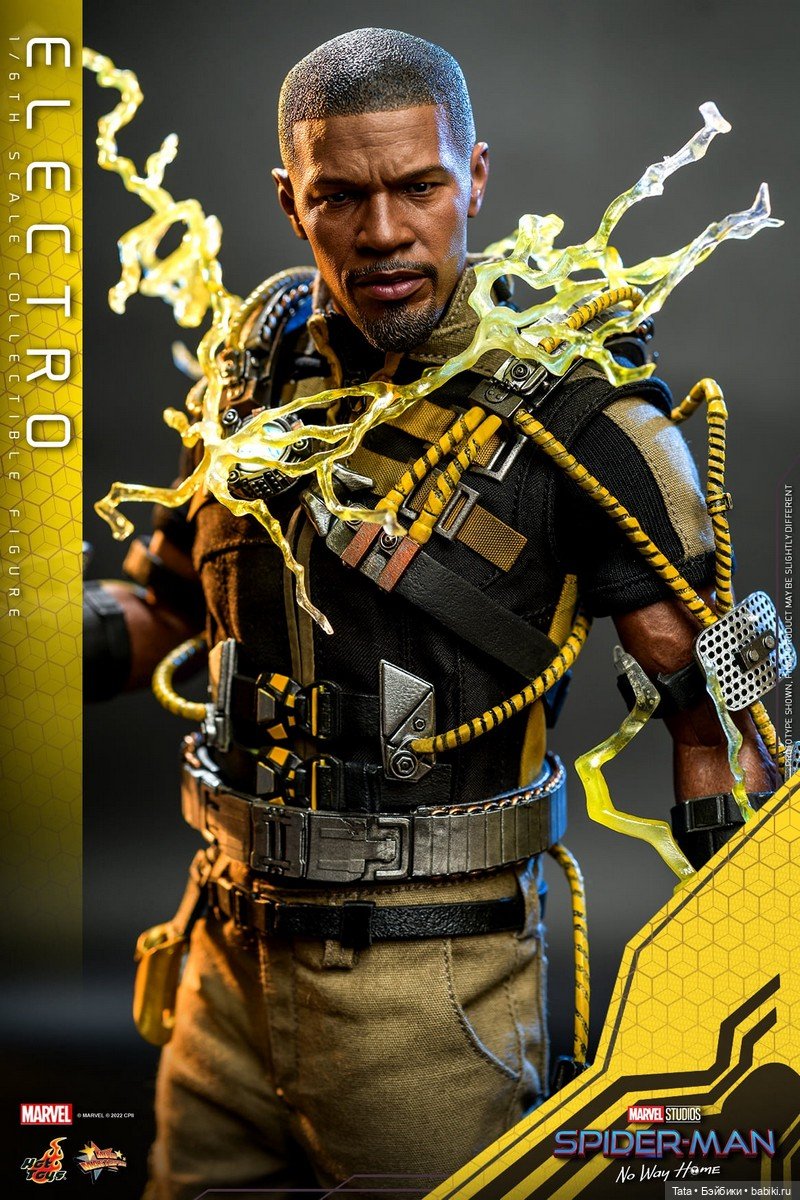 Hot Toys - Электро в масштабе 1/6 по мотивам фильма «Человек-паук: Нет пути домой» (фото 6)