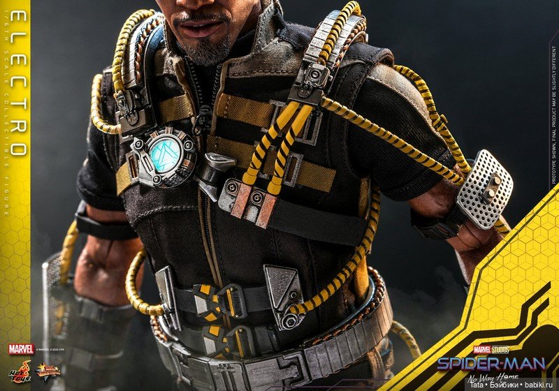 Hot Toys - Электро в масштабе 1/6 по мотивам фильма «Человек-паук: Нет пути домой» (фото 3)