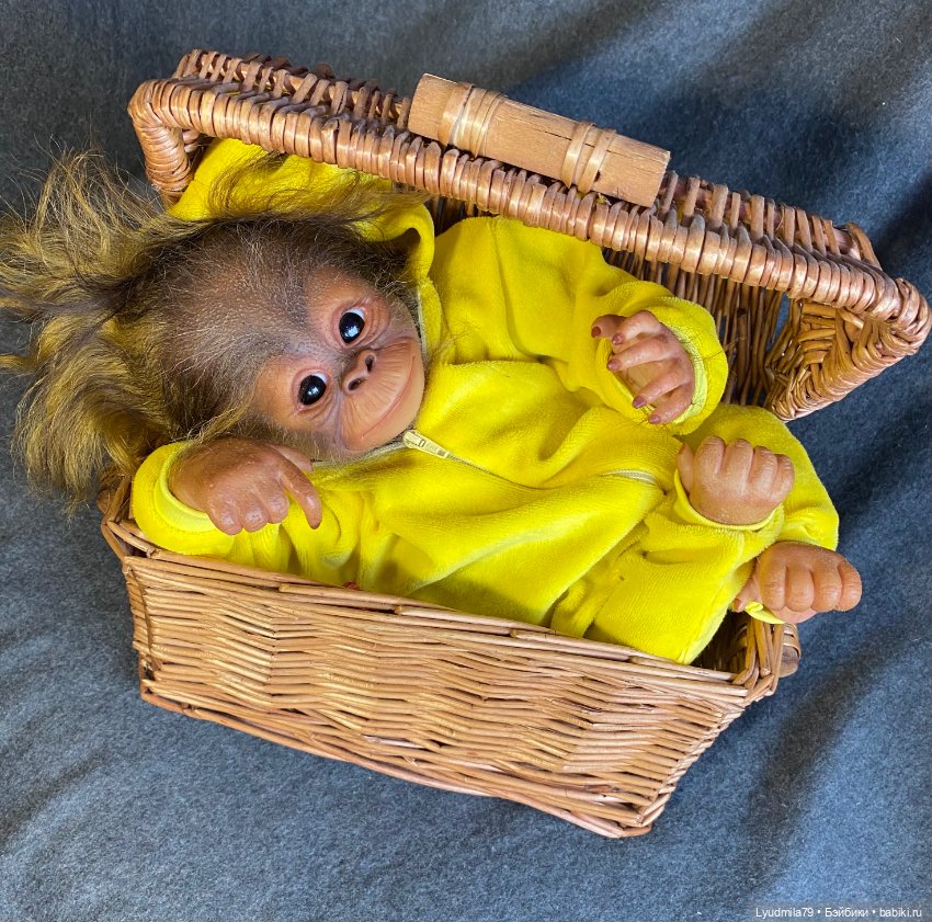 Реборн орангутанг «Пикачу» (фото 3)