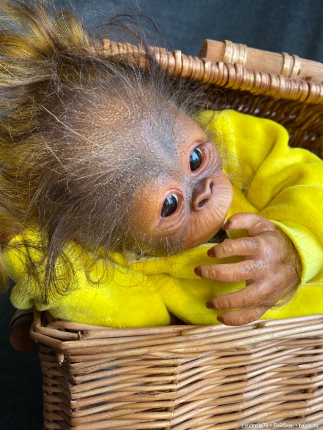 Реборн орангутанг «Пикачу» (фото 7)