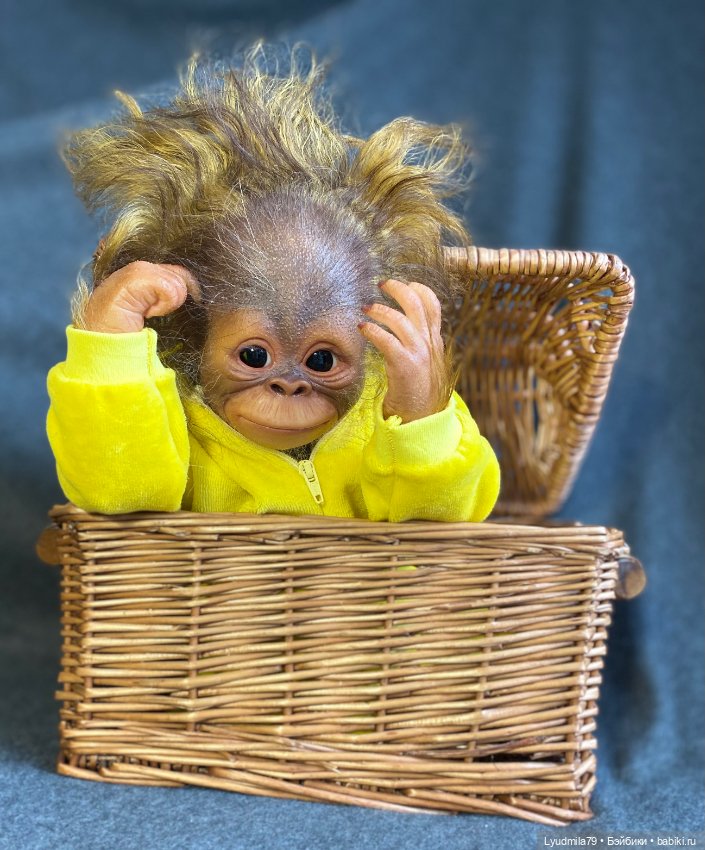 Реборн орангутанг «Пикачу» (фото 6)