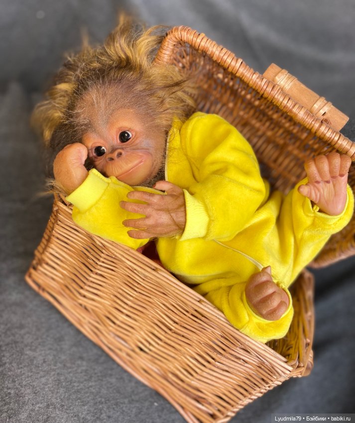 Реборн орангутанг «Пикачу» (фото 9)