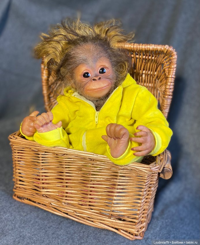 Реборн орангутанг «Пикачу»