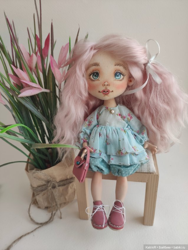 Цвет волос — Авторские текстильные куклы: Вальдорфские (фото 8)