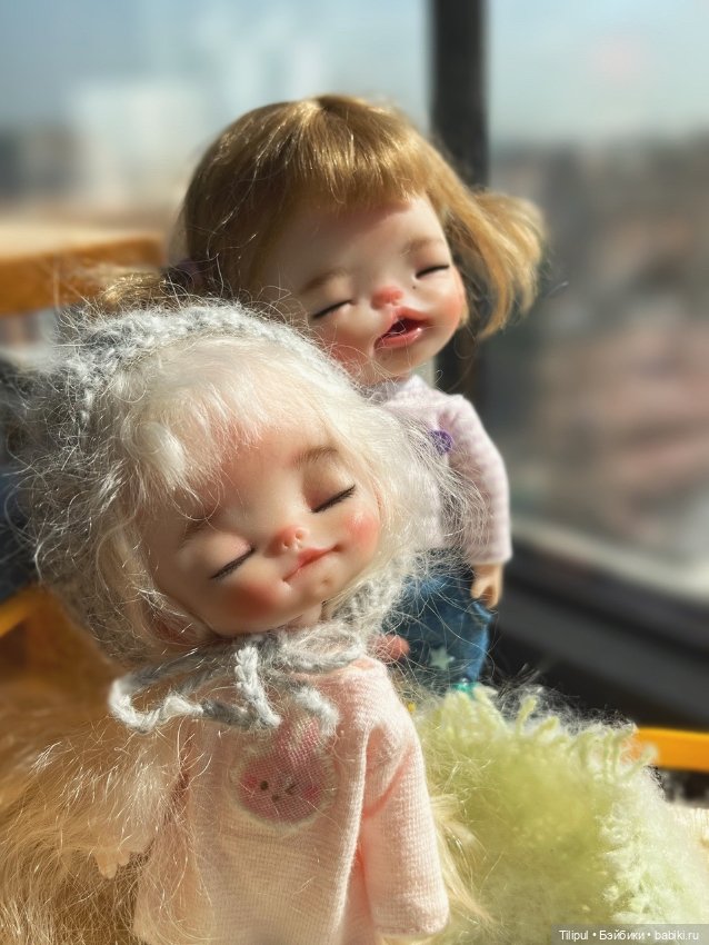 Спящие — Авторские миниатюрные куклы: лепка