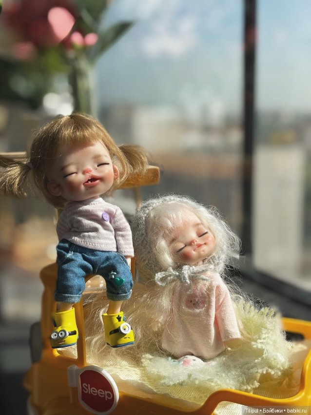 Спящие — Авторские миниатюрные куклы: лепка