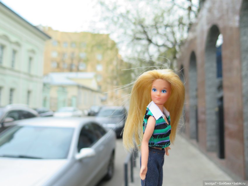 Винтаж и современная девушка 1/12 и весна
