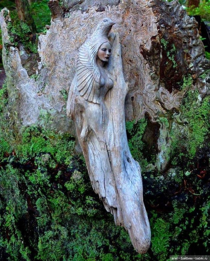 Скульптуры духов природы Дербы Бренье (Debra Bernier) (фото 4)