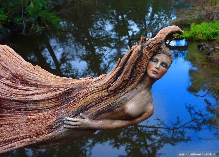 Скульптуры духов природы Дербы Бренье (Debra Bernier) (фото 6)