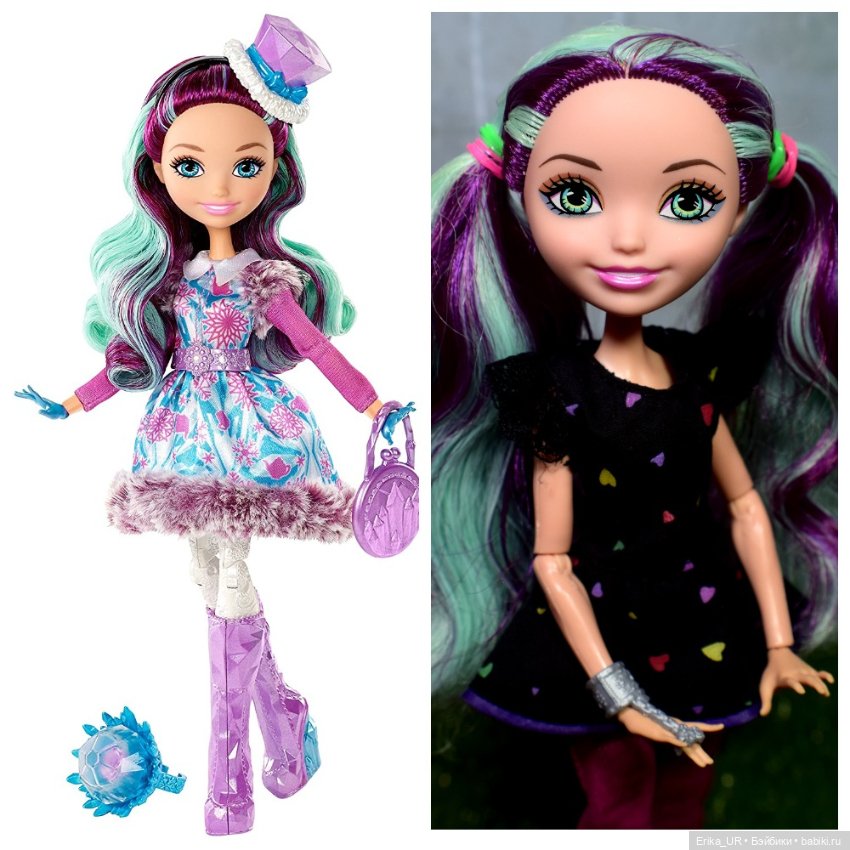 Перепись КуклоНаселения 2 Madeline-Hatter, Ever-After-High, EAH, 1/6-doll, Mattel, 2016