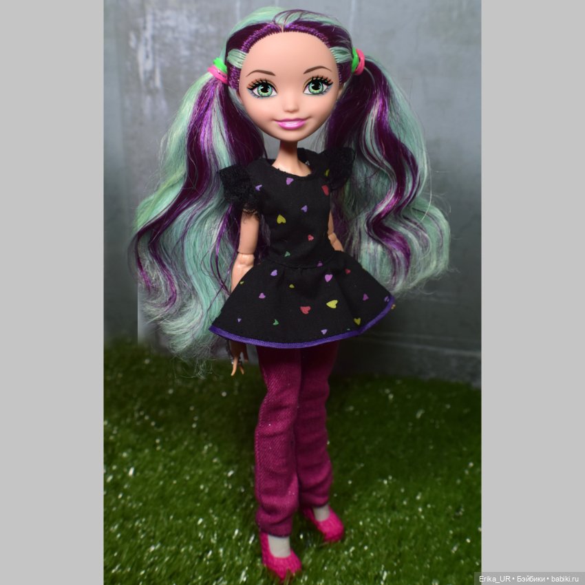 Перепись КуклоНаселения 2 Madeline-Hatter, Ever-After-High, EAH, 1/6-doll, Mattel, 2016 (фото 8)