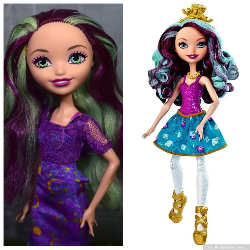 Перепись КуклоНаселения 2 Madeline-Hatter, Ever-After-High, EAH, 1/6-doll, Mattel, 2016