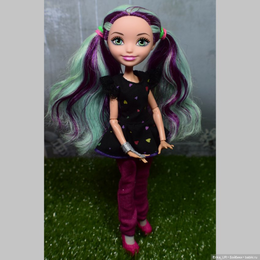 Перепись КуклоНаселения 2 Madeline-Hatter, Ever-After-High, EAH, 1/6-doll, Mattel, 2016 (фото 10)