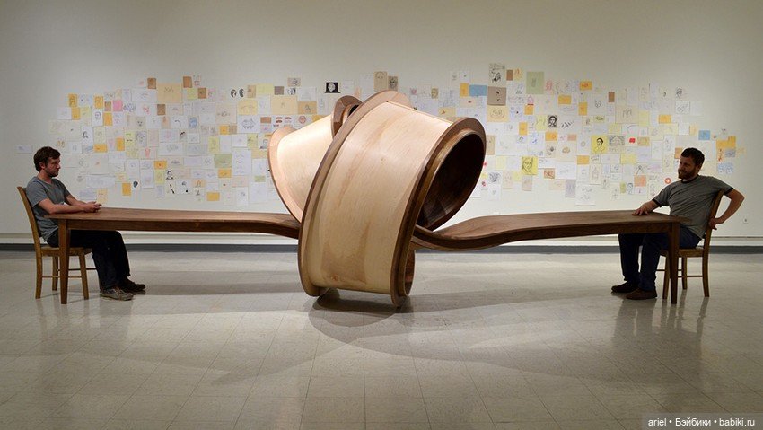 Оригинальные деревянные столы от Майкла Бейтса (фото 5)