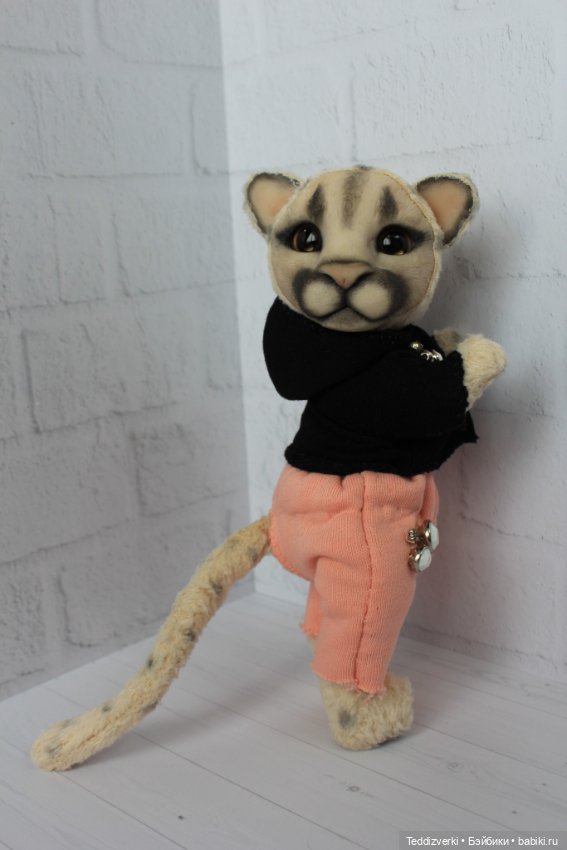 Пума в смешанной технике — Авторские мишки Тедди и друзья: фото (фото 4)