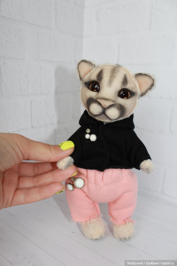 Пума в смешанной технике — Авторские мишки Тедди и друзья: фото (фото 3)