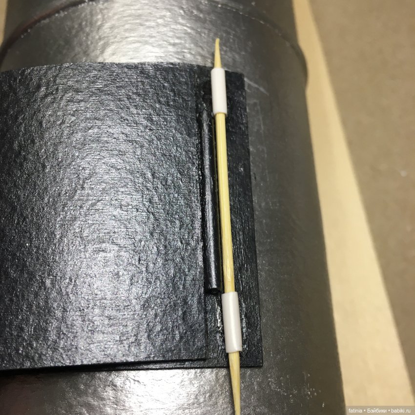 МК Цилиндрическая печь 1:6 из самых простых материалов