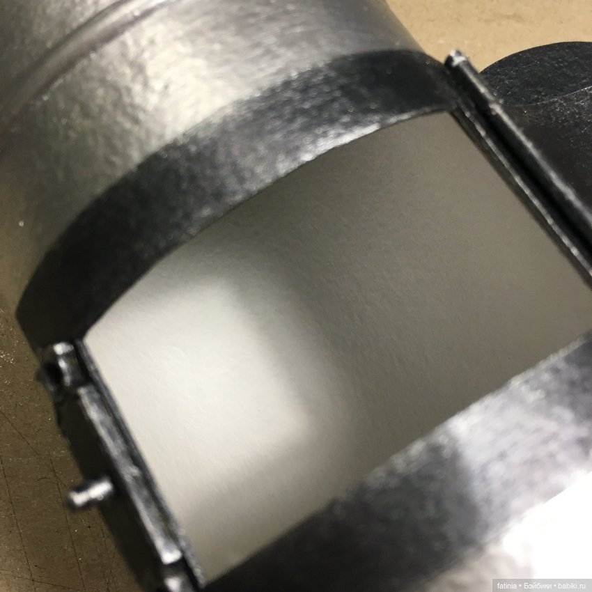 МК Цилиндрическая печь 1:6 из самых простых материалов