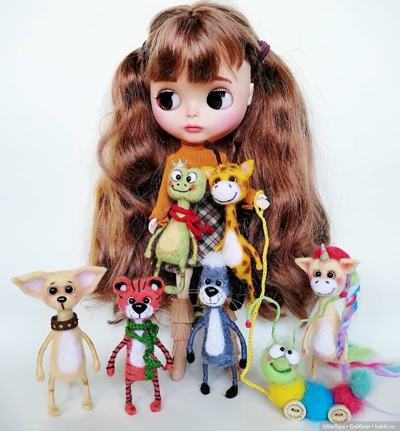 Зверятки из шерсти — Валяные игрушки из шерсти: сухое валяние (фото 7)