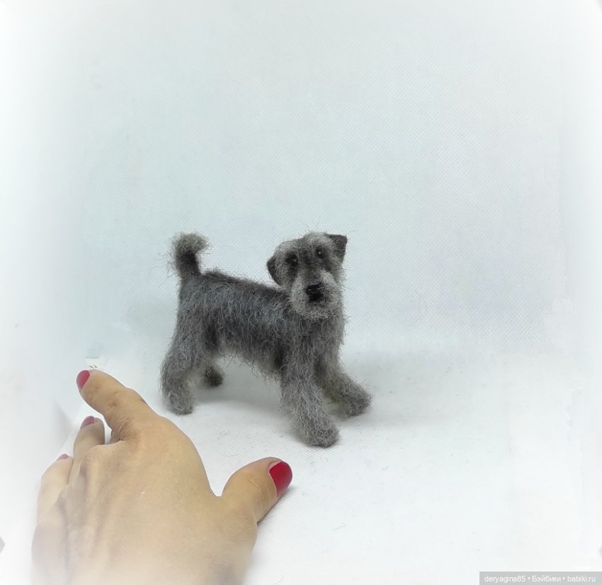 Двортерьер — Валяные игрушки из шерсти: сухое валяние (фото 10)