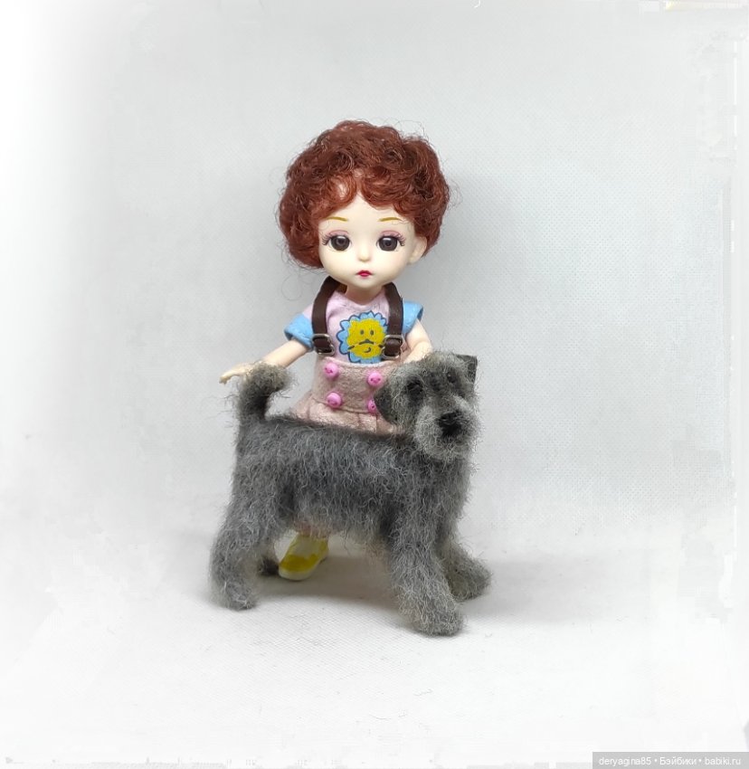 Двортерьер — Валяные игрушки из шерсти: сухое валяние (фото 3)