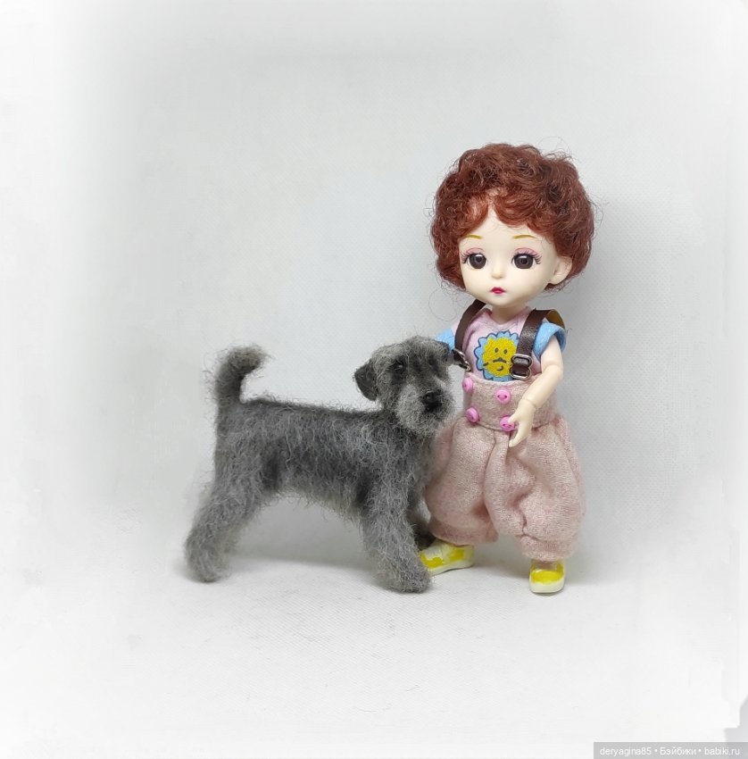 Двортерьер — Валяные игрушки из шерсти: сухое валяние (фото 8)