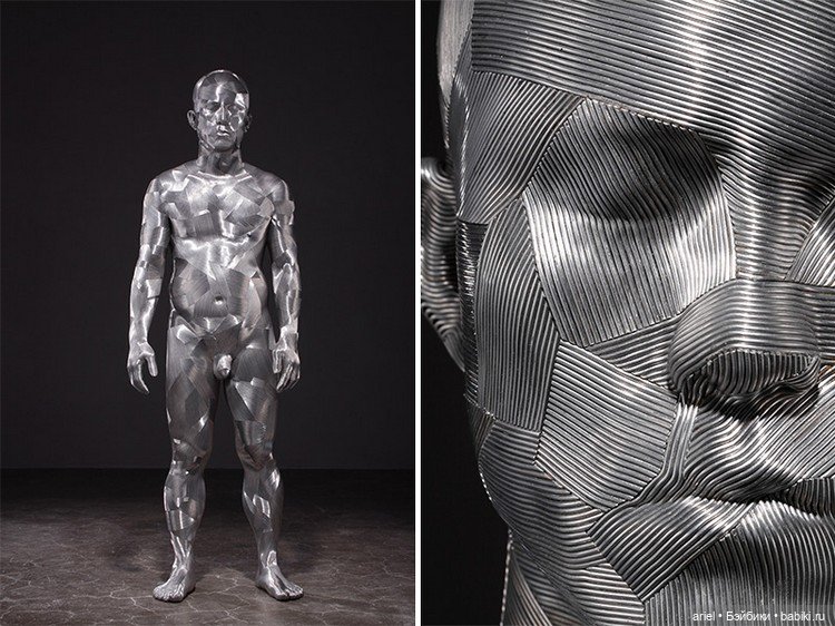 Скульптуры из проволоки от южнокорейского художника Сон Мо Парка (Seung Mo Park) (фото 4)