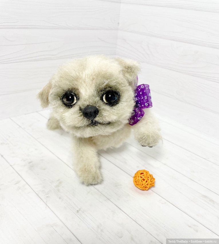 Каспер 🐾мальтезе тедди 🐶 — Реалистичные игрушки и звери (Натюр): собаки