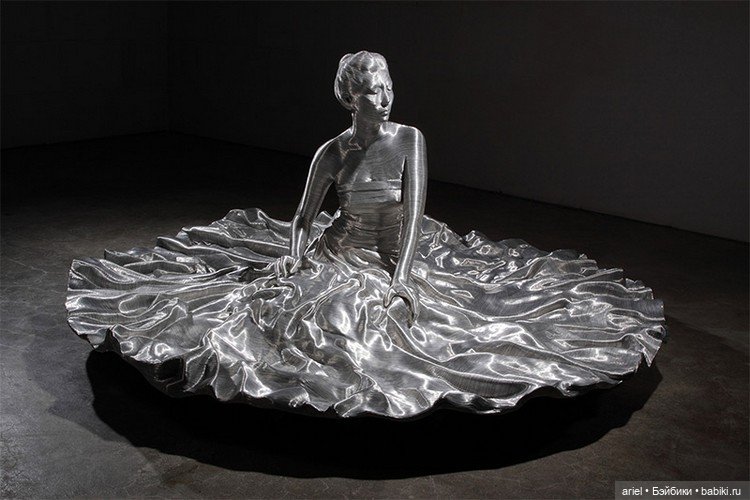 Скульптуры из проволоки от южнокорейского художника Сон Мо Парка (Seung Mo Park) (фото 2)