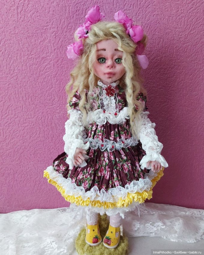 Моя милая Айлин — Авторские текстильные куклы: Вальдорфские (фото 2)